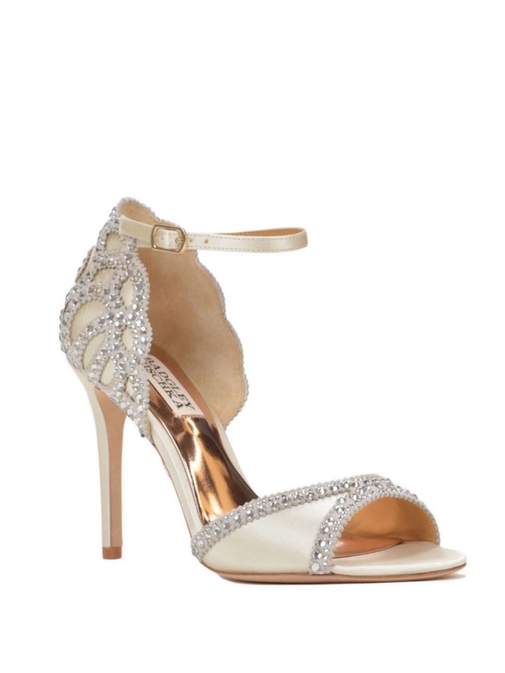 Badgley Mischka “Roxy” Jeweled Heels